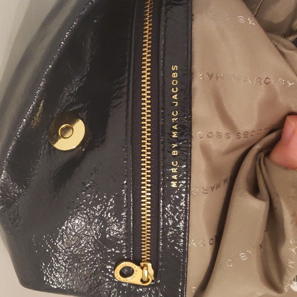 Marc by Marc Jacobs Hillier Hobo Navy Patent leather - Picture 11 of 11